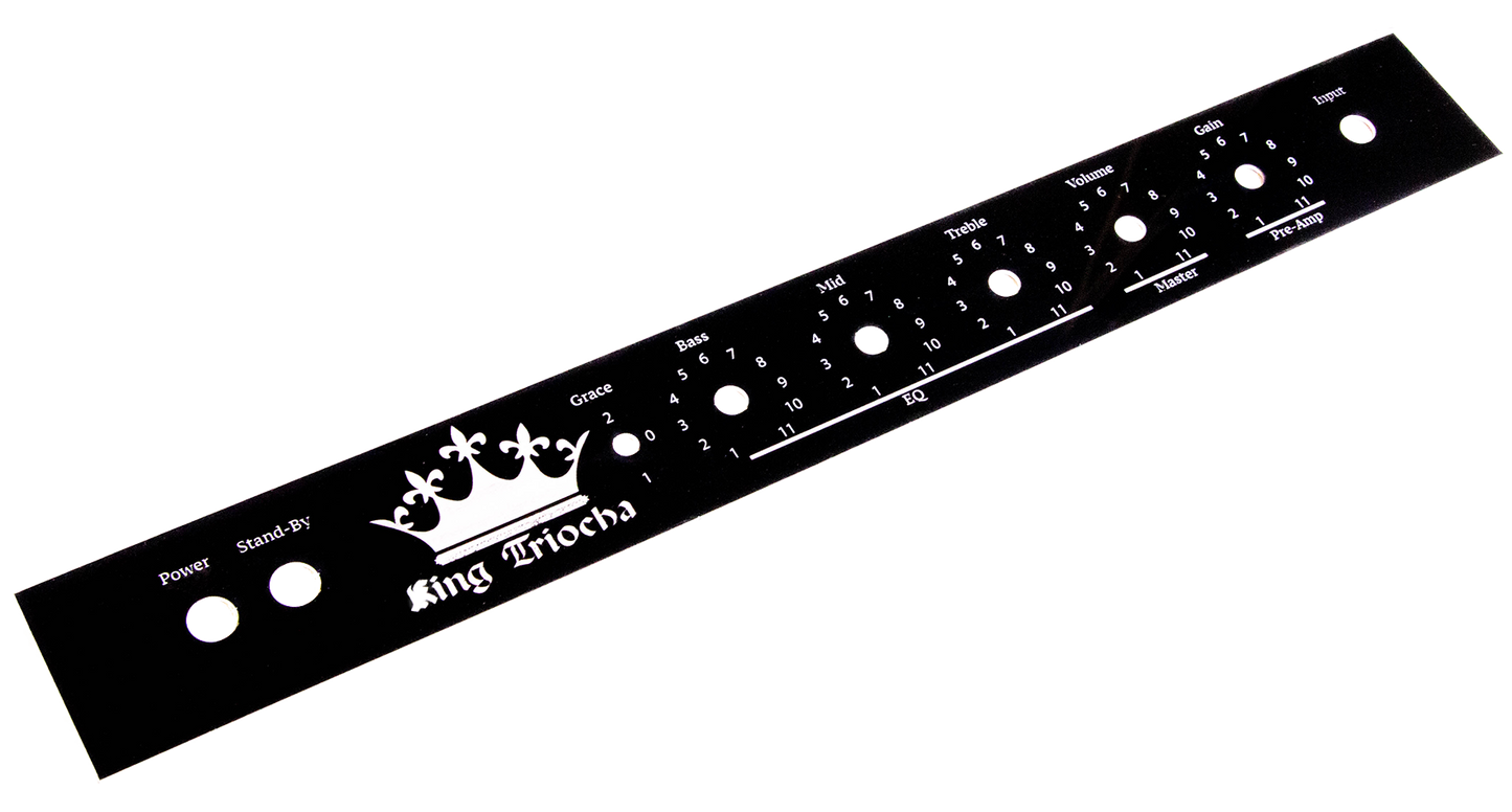 Custom Guitar Amplifier Faceplates